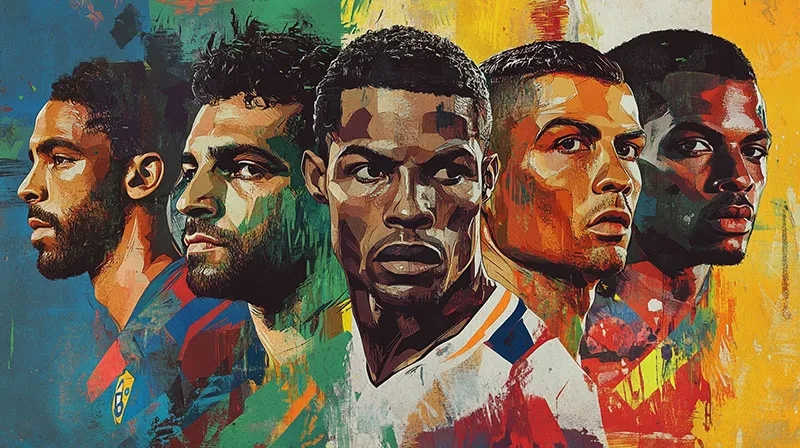 Jogadores em Ação na Copa Brasil: A Beleza do Futebol em Movimento